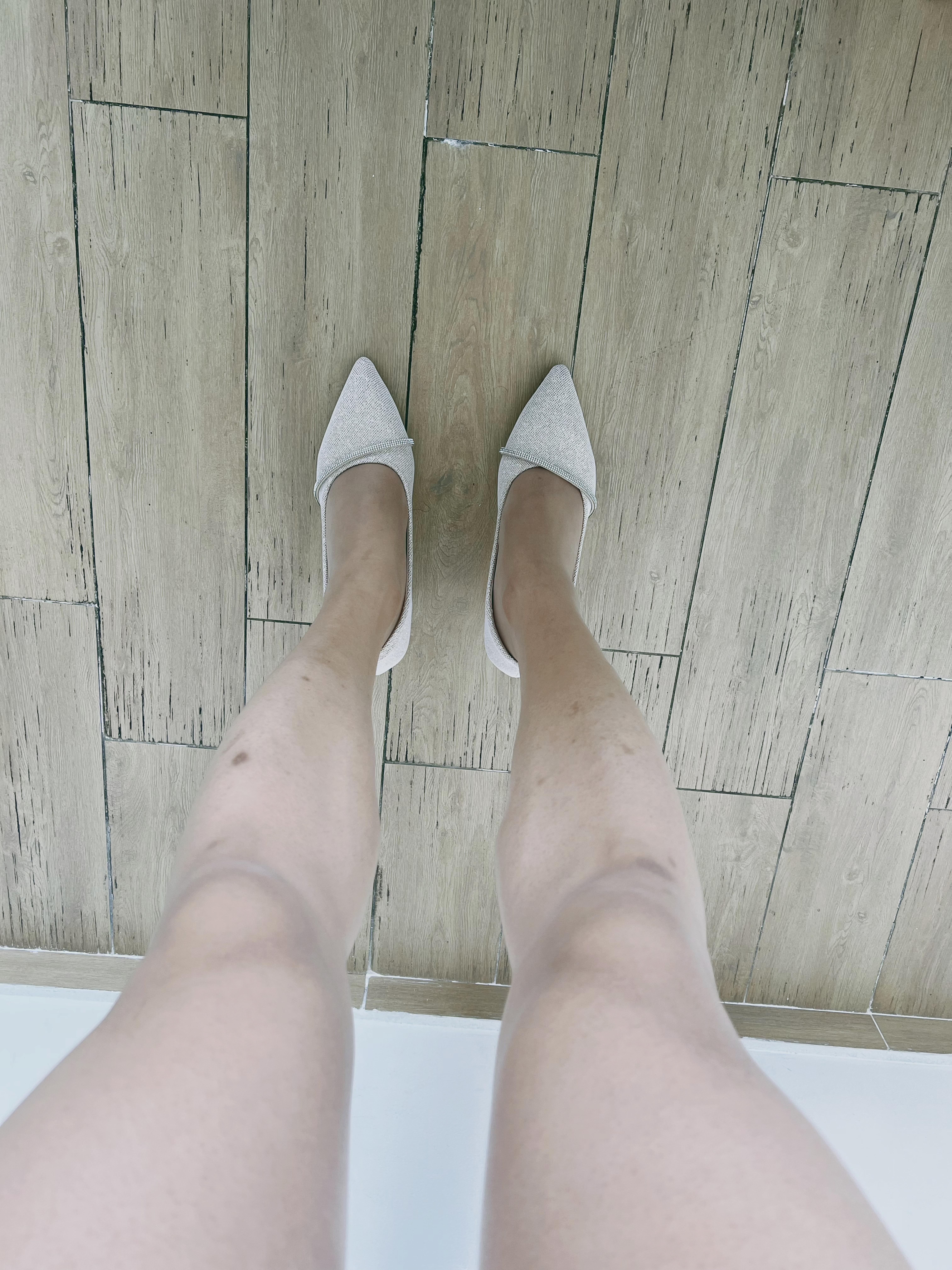 尝试了一下高跟鞋太哇塞了